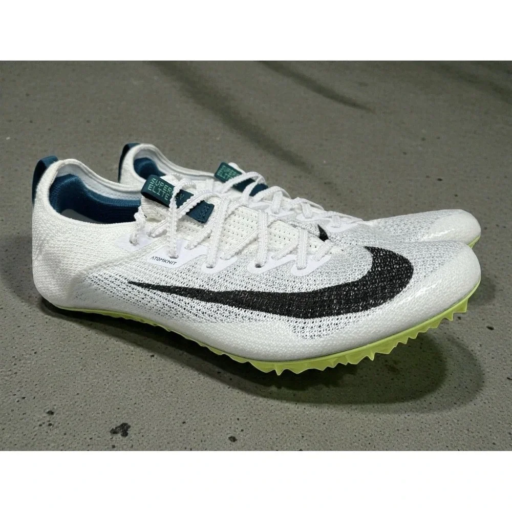 Nike Zoom Superfly Elite 2‎ Sprint Track Spikes Men Size 7 White FZ9662-100 *NEW